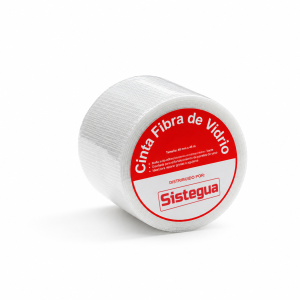 Rollo de cinta de fibra de vidrio 4" x 150' (sistegua)