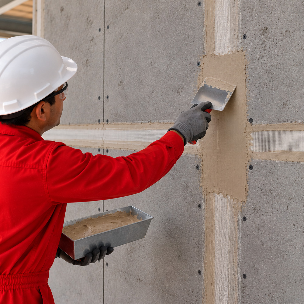 USG BASECOAT ® Cemento flexible en polvo gris saco de 22.7 Kg. - Imagen 2
