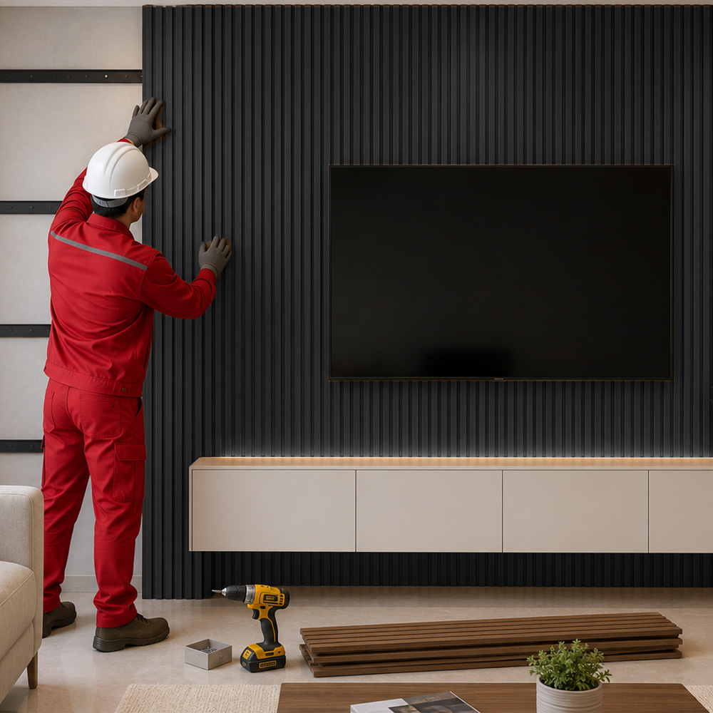 Panel WPC Negro 16.5cm x 2.90m - Imagen 2
