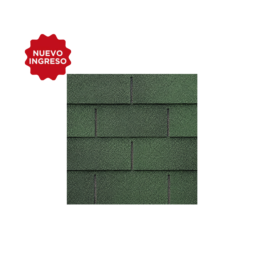 Shingle Asphalt clásico verde